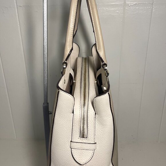 Kate Spade Leila Medium Triple Compartment Satchel - Light Sand Multi (EUC) - Picture 6 of 15